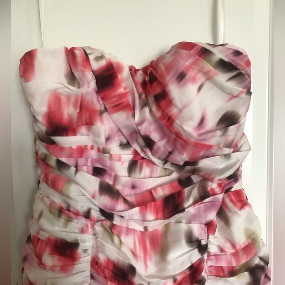 H&M | Strapless Floral Print Dress - Picture 3 of 10